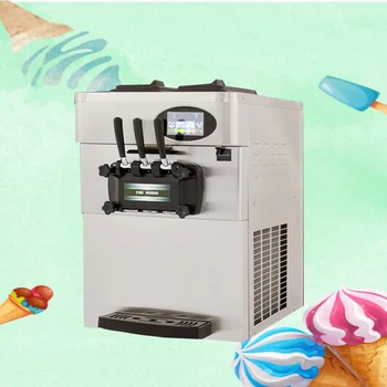Nova Tabela de atualização Topo Café Loja de sorvete Soft Machine 3 Sabores de sorvete de Chá de Alta capacidade 20-28º/H