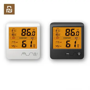 Xiaomi Youpin Digital medidor da umidade da Temperatura do Termômetro de Digitas do Sensor com iluminação de fundo, Controle de Clima para a Casa o Quarto do Bebê