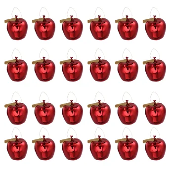 Enfeites De Árvore De Natal Apple Suspensão Applespendant Ornamento Decorationsdecoration Mini Bolinhas Vermelhas Páscoa Fruto De Simulação
