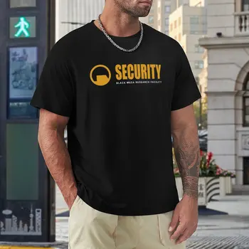 Camiseta Black Mesa Research Facility Equipe De Segurança Da Atividade Única Competição Eur Tamanho De Alto Grau